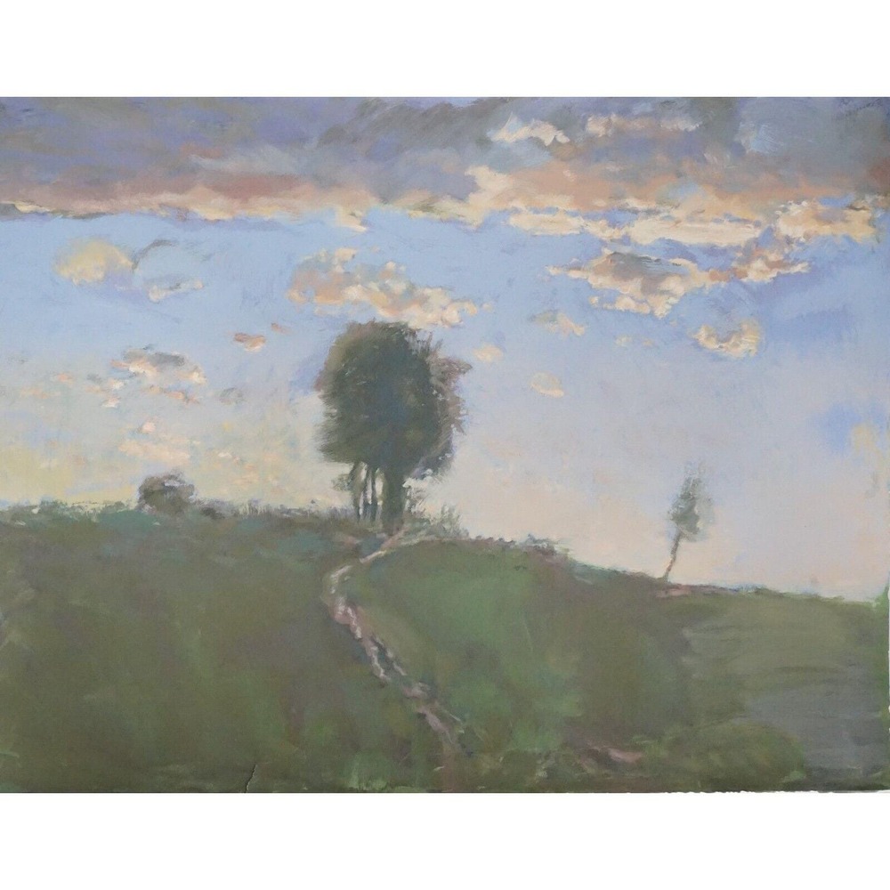 Chase Chen - Road to Horizion‎ Silk Screen Serigraph - Realism Impressionism